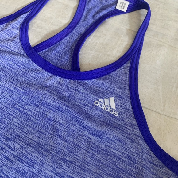 Purple Adidas Workout Tank - Picture 2 of 2